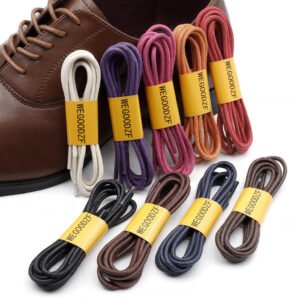 H5d21da8d40b649e0b2a7f89e336ada8dt.jpg WEGOODZF Custom Thin Round Waxed Shoelaces 2.5 MM Thick Wholesale Waterproof Shoe ramdom colour