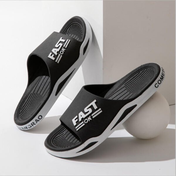 Black Sliders Slippers for Unisex Blank Slide Sandals Slippers Unisex Custom Logo Slides