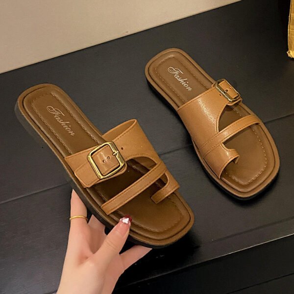 Korean Summer Soft Flat Slippers for Women