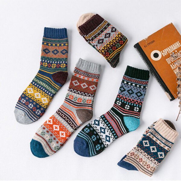Hd84b0d71aff242d8a5d86f91d2e734eb7.jpg Winter Warm Thermal Thick Retro Merino Wool Socks Wholesale