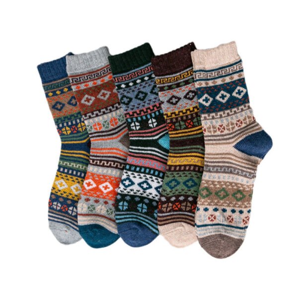 Hf35a3493791d418a8465552f13f3c447z.jpg Winter Warm Thermal Thick Retro Merino Wool Socks Wholesale
